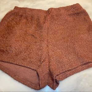 NWOT Fuzzy Fashion Nova Shorts!